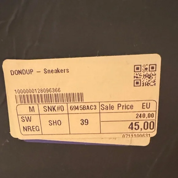 Dondup Gray and Blue Athletic Shoes - Picture 2 of 9